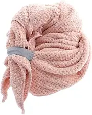 COSMEVIVI Hair Drying Cap Super Absorbent Fleece Quick Drying Hair Wrap Towel Gentle Soft Design After Shower for Women