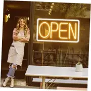 Open Signs for Business Ultra Bright LED Neon Open Signs 16 Inch Plug In