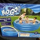 BESTWAY H2O GO Metallic 3-Ring Pool -Ages 6+ Summer Pool Kiddy Pool NEW 248 Gal