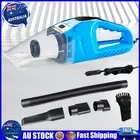 Car Hoover 120W Dust Cleaner Handheld Dust Buster Powerful Hoover (Blue) ^AU