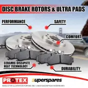 Protex Front Brake Rotors + Ultra Pads for Volkswagen Caravelle Transporter 7H (for: Volkswagen)