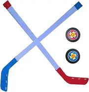 Ice Hockey Stick Set, Kids Hockey Sticks and Balls Set, Youth Hockey Training Equipment, Perfect Hockey Starter Set Birthday for Boys Girls