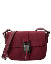 Gucci Mini GG Canvas & Leather Shoulder Bag