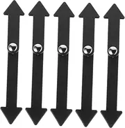 GARIOUANS 5pcs Plastic Clock Hand Clock Hands Bulk Black Plastic