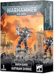 GAMES WORKSHOP Kayvaan Shrike - Warhammer Miniature - Plastic - Assembly Required - 25 Piece Set - Black - English - Single Player - Age 14+