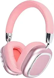 Wireless Audio Headphones - Foldable Stereo Sound, Long Playtime Design | Rechargeable Over Ear Earphones, Noise Reduction Feature with Clear Mic Output for Travel Home Office Daily Commute