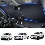 Double Thickened Vehicle Windshield Shade, Sun UV Blocker Cover for Front Win...