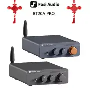Fosi Audio BT20A PRO Audio Amplifier HiFi Class D Bluetooth Home Stereo 48V/32V