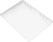 Tofficu Frosted Acrylic Binder Cover Planner Notebook Cover Multi Purpose Use for Journals Diaries and More Versatile Accessory for Protection