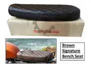 Royal Enfield Brown Signature Bench Seat Fit For Interceptor 650 & GT 650cc (for: Royal Enfield)