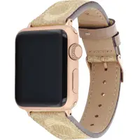 在飛比找momo購物網優惠-【COACH】Apple Watch 錶帶 38/40mm 