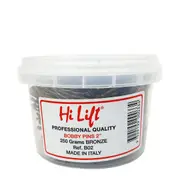 Hi Lift - Strong Hold Hair Tie Bobby Pins Bronze 2" 250g