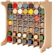 Paint Rack Organizer with 49 Holes Suitable for 10ml TAMIYA/10ml MR HOBBY/18ml MR HOBBY, Model Tool Storage with MDF Material, Paint Rack for Miniature Paint Set - Craft Paint Holder Rack GK13