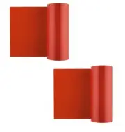 Hanson 10490 300' 12" X 12" Red Plastic Danger Lumber Flags - Pack of 2 Rolls