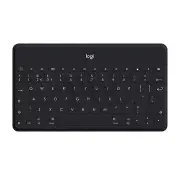 Ultra Portable Wireless Keyboard for iPad iPhone Apple TV Bluetooth Black