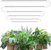 Barrina T5 Grow Lights, 5000K White Full Spectrum Plant Grow Lights for Indoor Plants, 2FT 60W (6 x 10W) LED Plant Light Strips with On/Off Switch, Plug and Play, High PPFD, 6 Packs