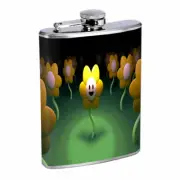 Sunflower Em1 Flask 8oz Stainless Steel Hip Drinking Whiskey