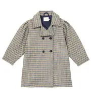 [The New Society] The New Society Jeanne houndstooth wool coat Y 8 multicoloured