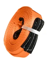2" 14,000 lbs Tow Strap 30 ft winch sling vehicle recovery 6.5 Ton 2x30 Snow Mud