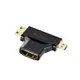 HDMI(母) to Micro HDMI 及 Mini HDMI 雙用轉接器 現貨 廠商直送