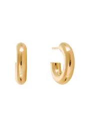 Otiumberg Mini Gold Vermeil Hoop Earrings - One Size One Size