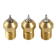 3 Pieces 3D Printer Nozzles 0.2mm 0.3mm 0.5mm for V6 Hotend Nozzle 1.75mm
