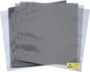 uxcell 20Pcs Anti Static Bags ESD Shielding Bag Flat Open Top Anti Static Bag for Electronic Devices 8x9 Inch(205x225mmm)