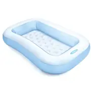 Intex Kids Rectangular Inflatable Swimmin 166x100cm Outdoor/Patio Pool 2y+