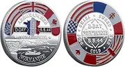 Vbnuyhim 1 Pc Memorial Coin Anniversary Challenge Coin,Commemorative D Day Decorations 80Th Anniversary Victory 80Th, World War Ii Anniversary, Iron Crafted For Bookshelf