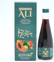 MEHRIGIYO Doctor ALI Detoxioma – Premium Quality Organic Detox Juice | Immune Support | All-Natural Ingredients | USDA Organic Certified | Non-GMO | 330ml Glass Bottle