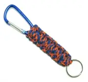 NEW CORTEX 550 PARACORD KEYCHAIN WITH CARABINER