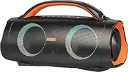 [DOSS] Bluetooth Speaker, Extreme Boom Pro Bluetooth Box with IPX6 Waterproof, 100 W, Deep Bass, 20 H Playtime, 10400 mAh Power Bank, Real Wireless Stereo Music Box, Bluetooth for Outdoor Use