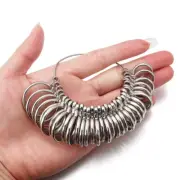 Alloy Ring Sizer 1 Set Durable Smooth Rustproof Finger Measurement Jewelry Tool