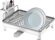 Kitchen Counter Dish Drying Rack | Drip Tray Kitchen Dish Drainer - Multifunctional Solid Drying Rack for Spoons Forks Chopsticks Bowls Plates Cups Utensils