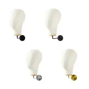Manikin Head Wig Hat Cap Stand Wall Mounted Wigs Hair Accessories Glasses Hat