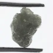 2.12 CT Real Natural Rough Loose Diamond,Raw Uncut Silver Gray Gemstone For Ring