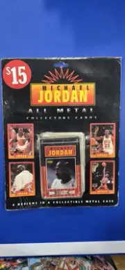 1996 - Michael Jordan Metal Cards - Sealed - Sam's Club Unopened Rare HTF
