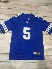 Anthony Richardson #5 Indianapolis Colts Blue Jersey Men’s Medium Stitched