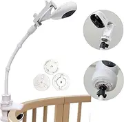 JAMUILS Baby Monitor Holder Bed, Flexible Twist Video Baby Monitor Holder, Compatible with GHB Hellobaby Vtech Tapo (with Tripod Head and Adapter)