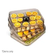Food Dehydrator Trays For Drying Fruit Beef Jerky Food-Grade PS Plastic 2 PCS