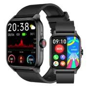 Smartwatch 1.85inch Bluetooth Call Heart Rate Sleep Monitor Active Fitness Tracker for iOS Android