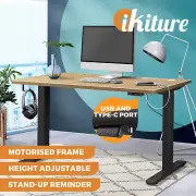 Oikiture Standing Desk Electric Height Adjustable Sit Stand Office Computer