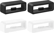Band Keepers for Garmin Venu 2 3/Vivoactive 4/Forerunner 965 955 945 935 265 255 245/Instinct 1 2/Fenix 8 7 6 5 Watch Bands, Silicone Replacement Watch Band Loop/Holder/Retainer/Fastener Rings