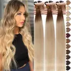 Ombre Nano Ring Remy Human Hair Extensions Micro Loop Link Beads Pre Bonded