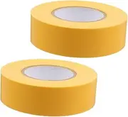 HAWILLOSCH 2pcs Non-Adhesive PVC Decorative Tape Multi-Color Marking Tape for Indoor and Outdoor Use Vivid Colors Reusable Easy to Tear for Labeling and Boundary Measurement