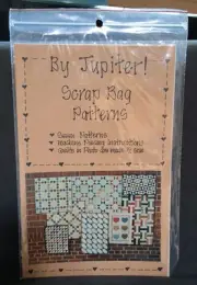 Scrap Bag Patterns By Jupiter! 7 Quilt Patterns 1986 Quilting NEW