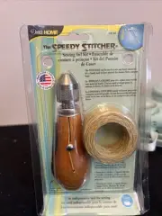 The Speedy Stitcher Sewing Awl Kit | Stewart Mfg. Co. USA Two Heavy Needles #23