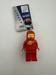 Lego Space Minifigure RED Spaceman LED LITE Keychain NEW Light
