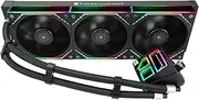 Thermalright Frozen Infinity 360 Black CPU Aio Cooler,TL-M12*3 PWM Fans,Computer CPU Water Cooler,ARGB Infinity Mirror, for LGA1851/1700/1150/1151/1200/2011,Case 360 Radiator
