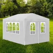 Outdoor Party Tent UV Resistant Canopy Pavilion Garden Gazebo With Walls 3x4m